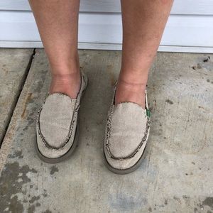 Tan Sanuk Shoes